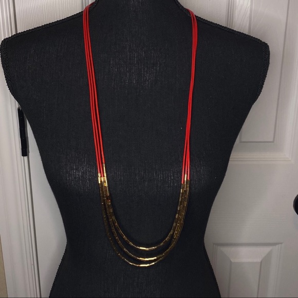 A New Day bead multilayered cord necklac - Picture 2 of 4